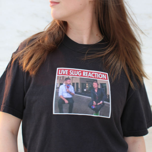 live slug reaction tshirt