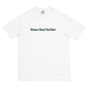 monaco based youtuber t-shirt