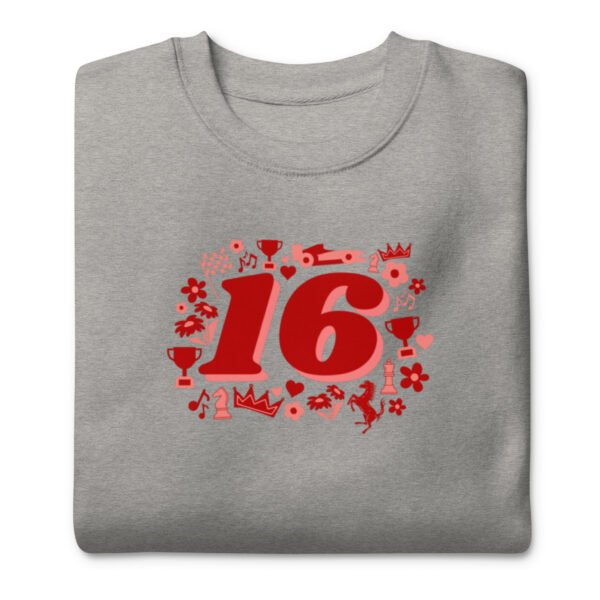 charles leclerc 16 sweatshirt - Image 2